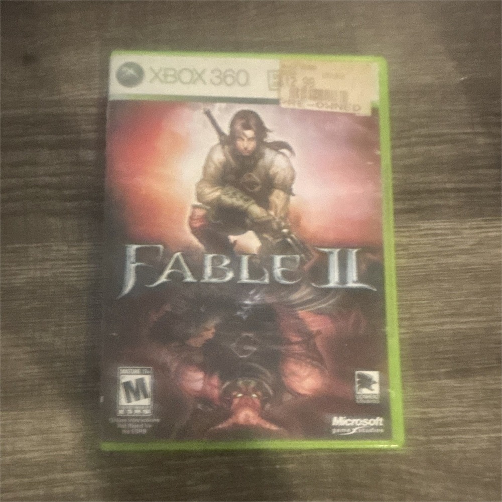 Fable II Fable Series Microsoft Xbox 360 Game Manual Included M Mature